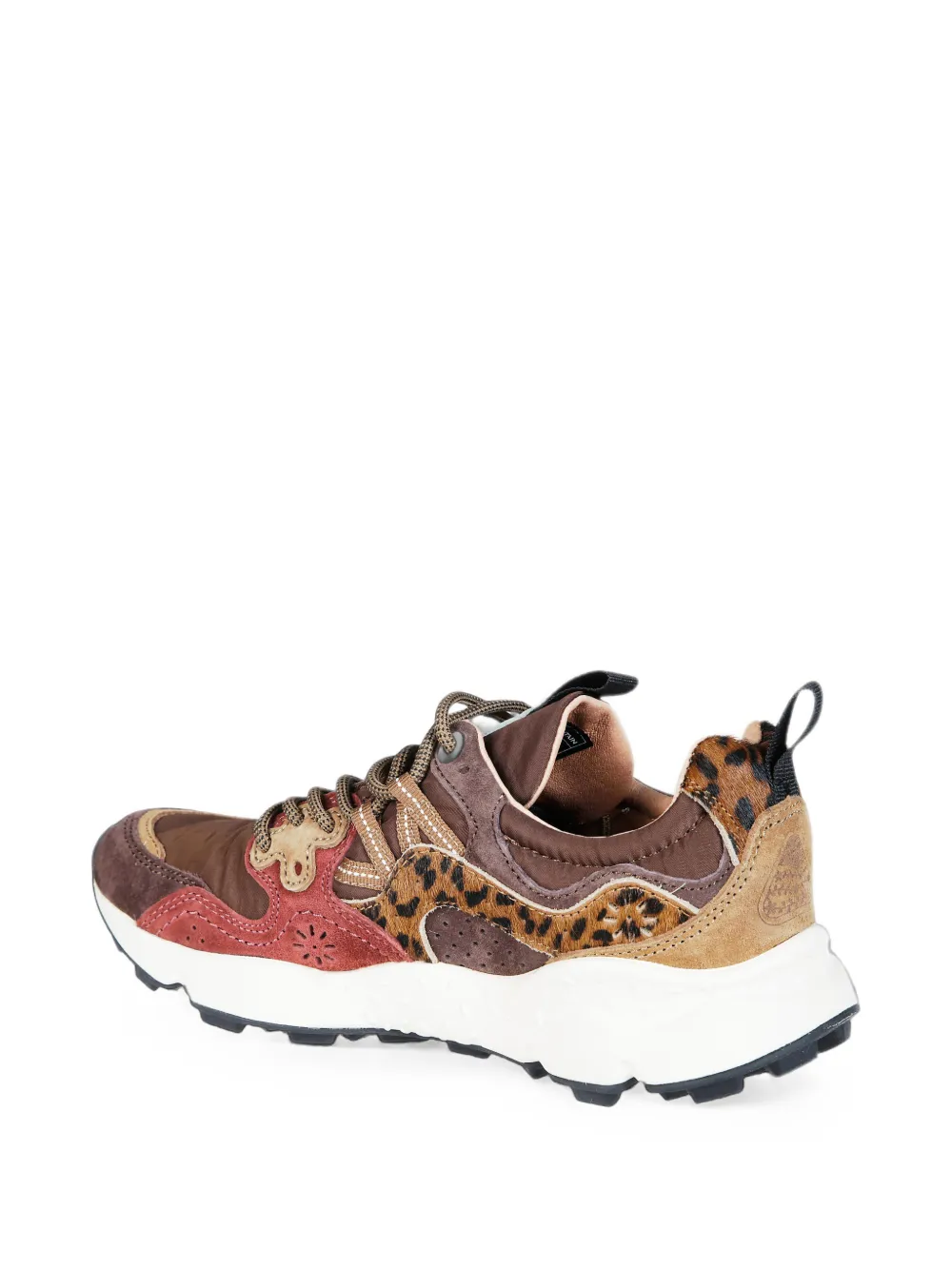 FLOWER MOUNTAIN Yamano 3 leopard-print sneakers Bruin