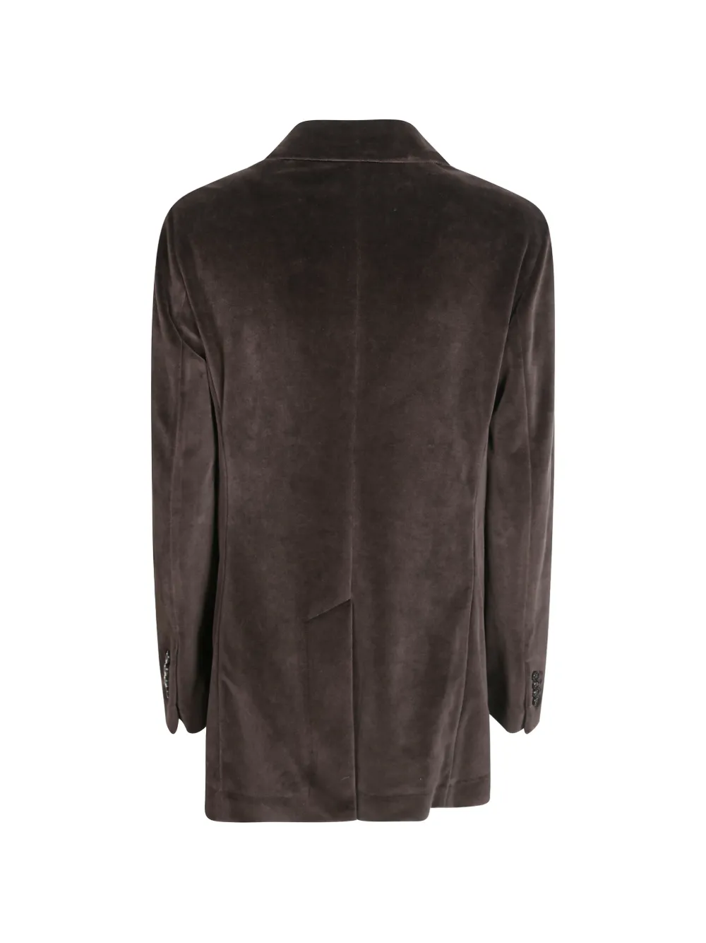 Circolo 1901 Fluwelen blazer met enkele rij knopen Bruin