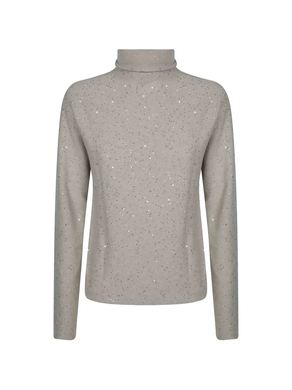Antonelli sequin-embellished roll-neck sweater - Toni neutri