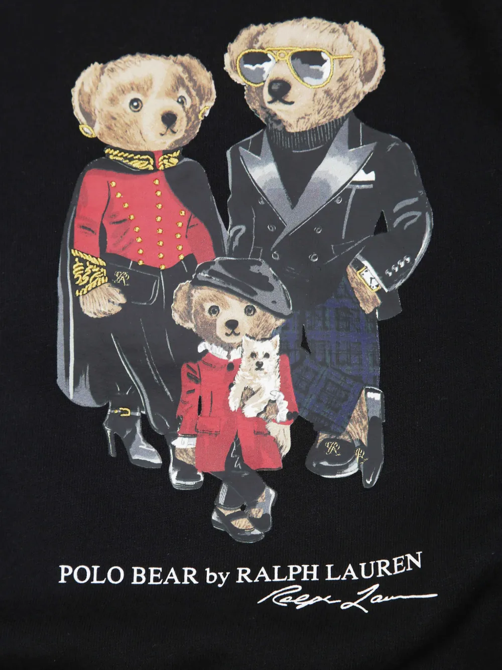 POLO RALPH LAUREN KIDS Polo Bear sweater Zwart