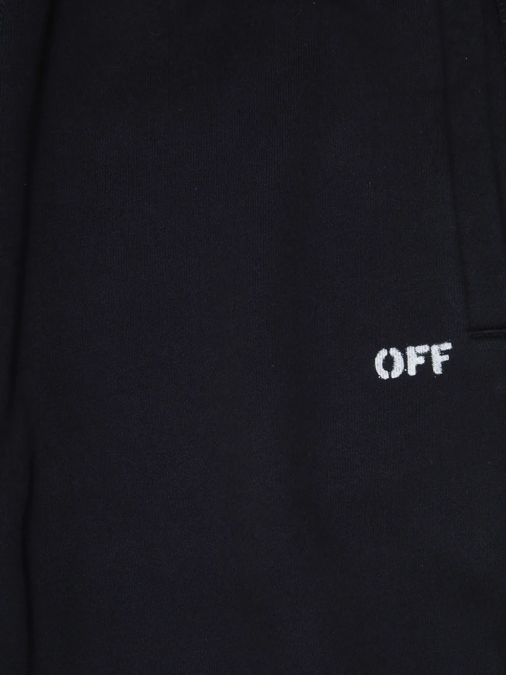 Off-White Kids Off-stamp track pants Zwart