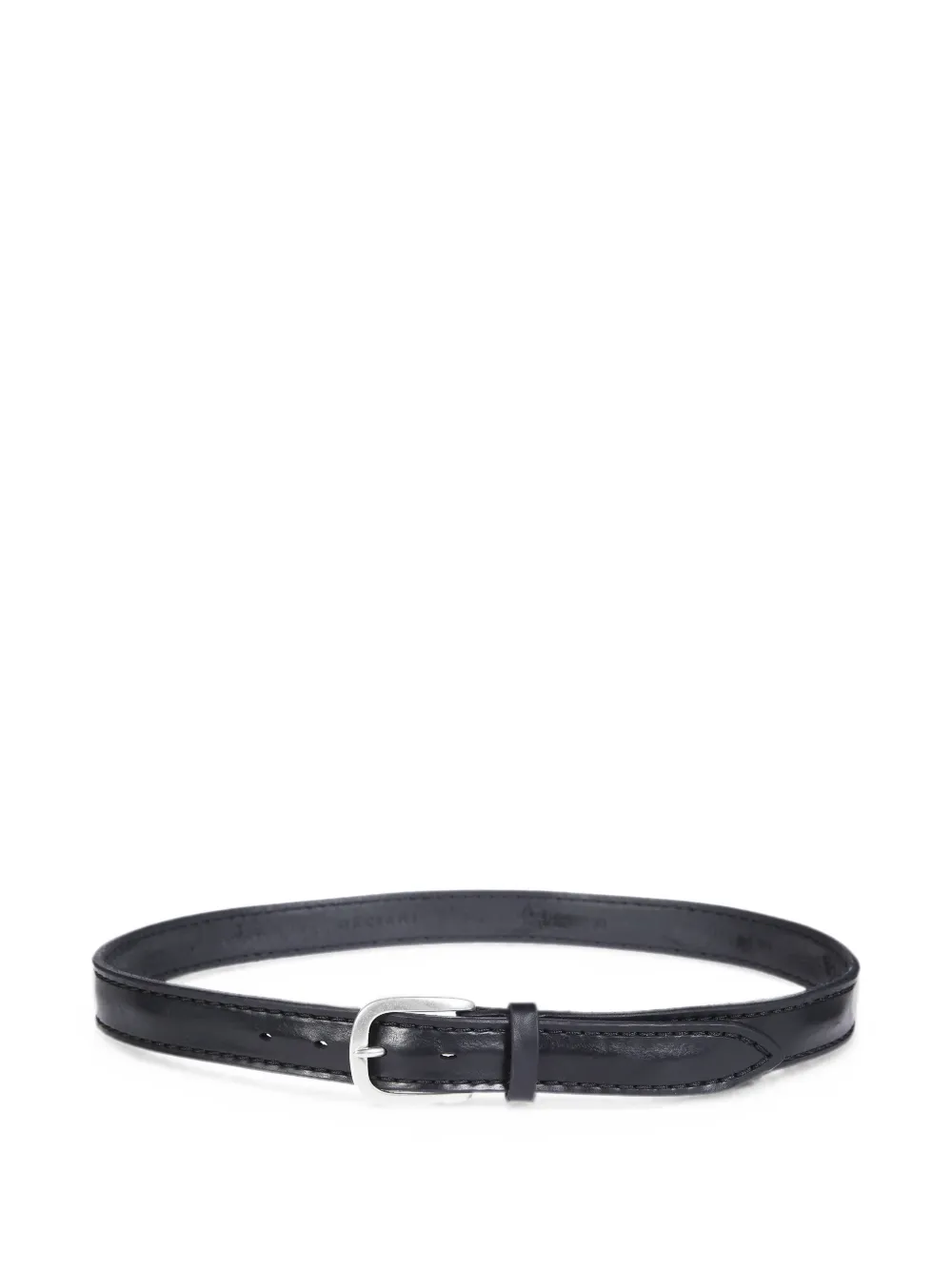 Orciani Leren riem Zwart