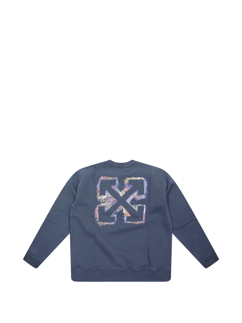 Off-White Kids Arrows-print sweatshirt Blauw
