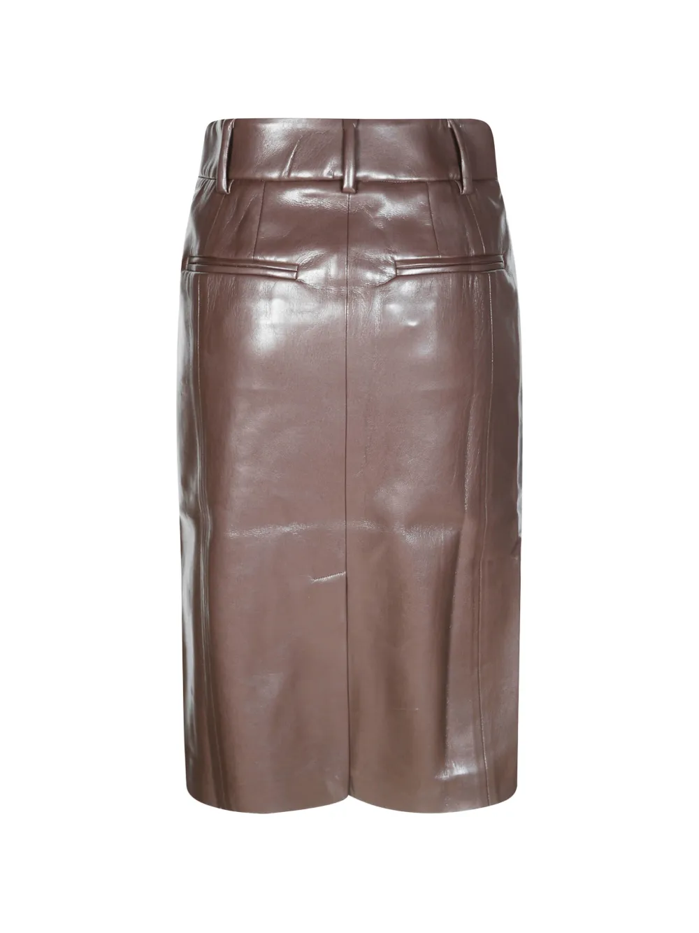 THE ANDAMANE New Xania midi-kokerrok Bruin