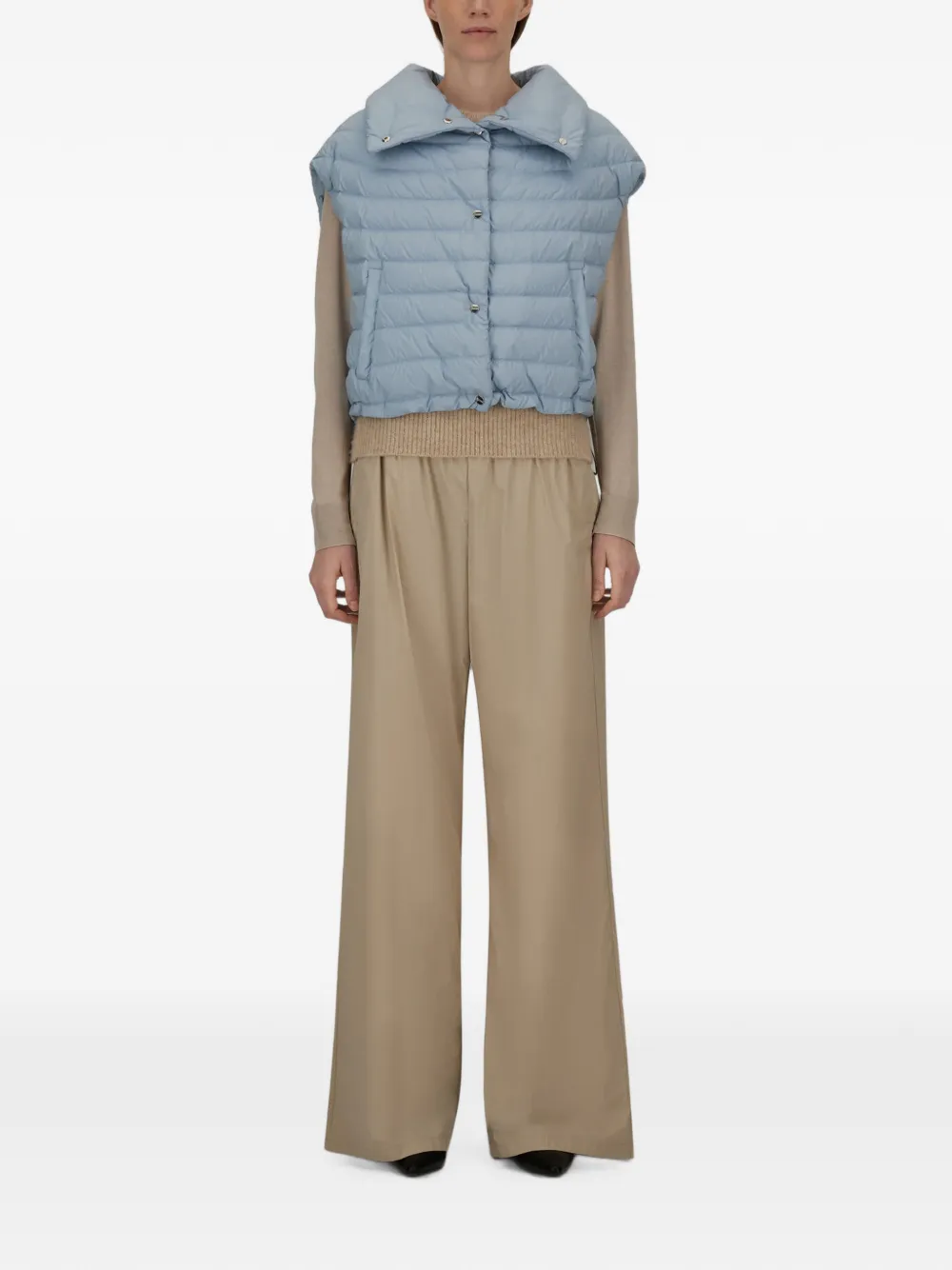 Herno Resort gewatteerde bodywarmer Blauw