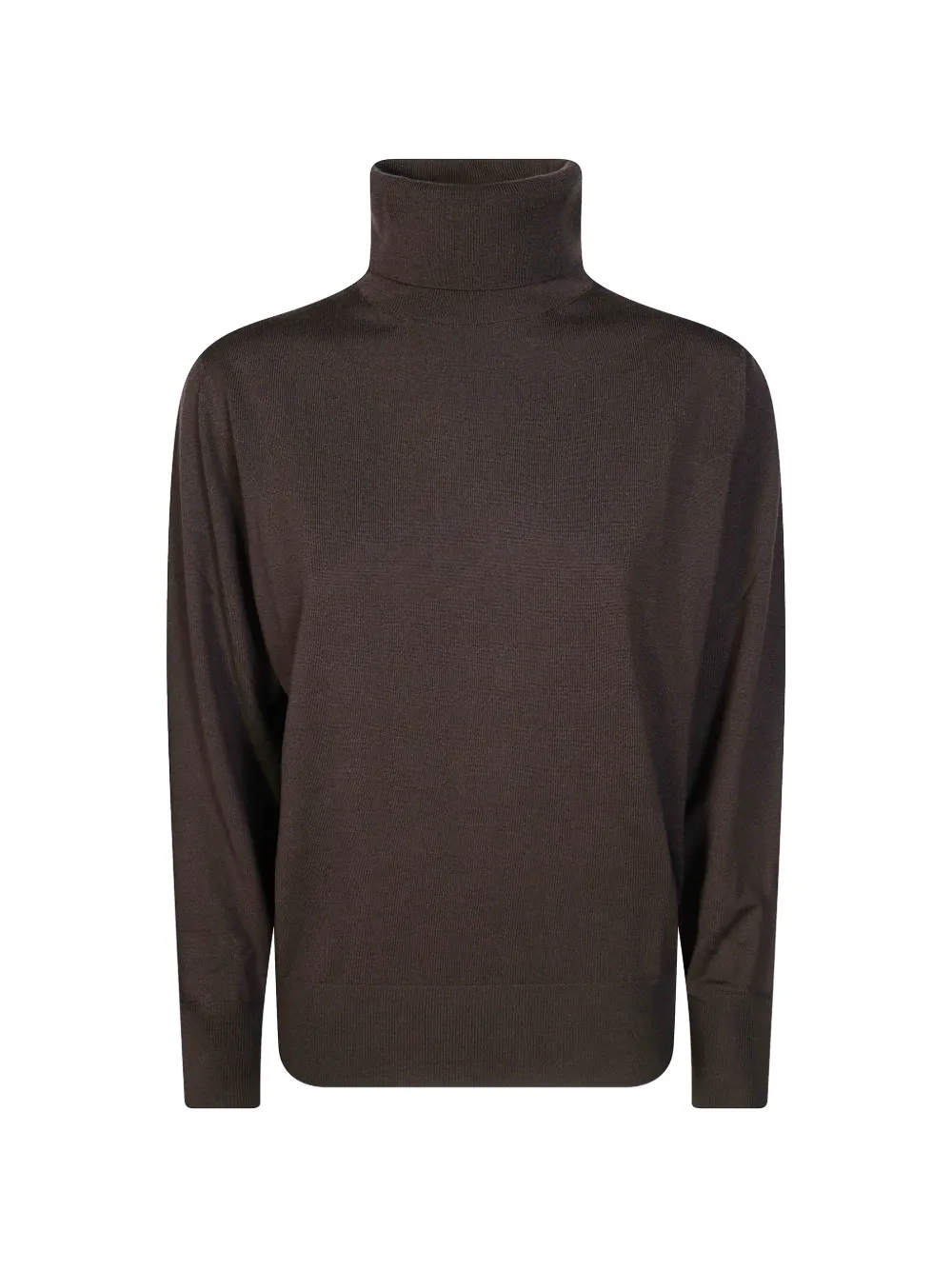 Incotex roll-neck knitted sweater - Braun
