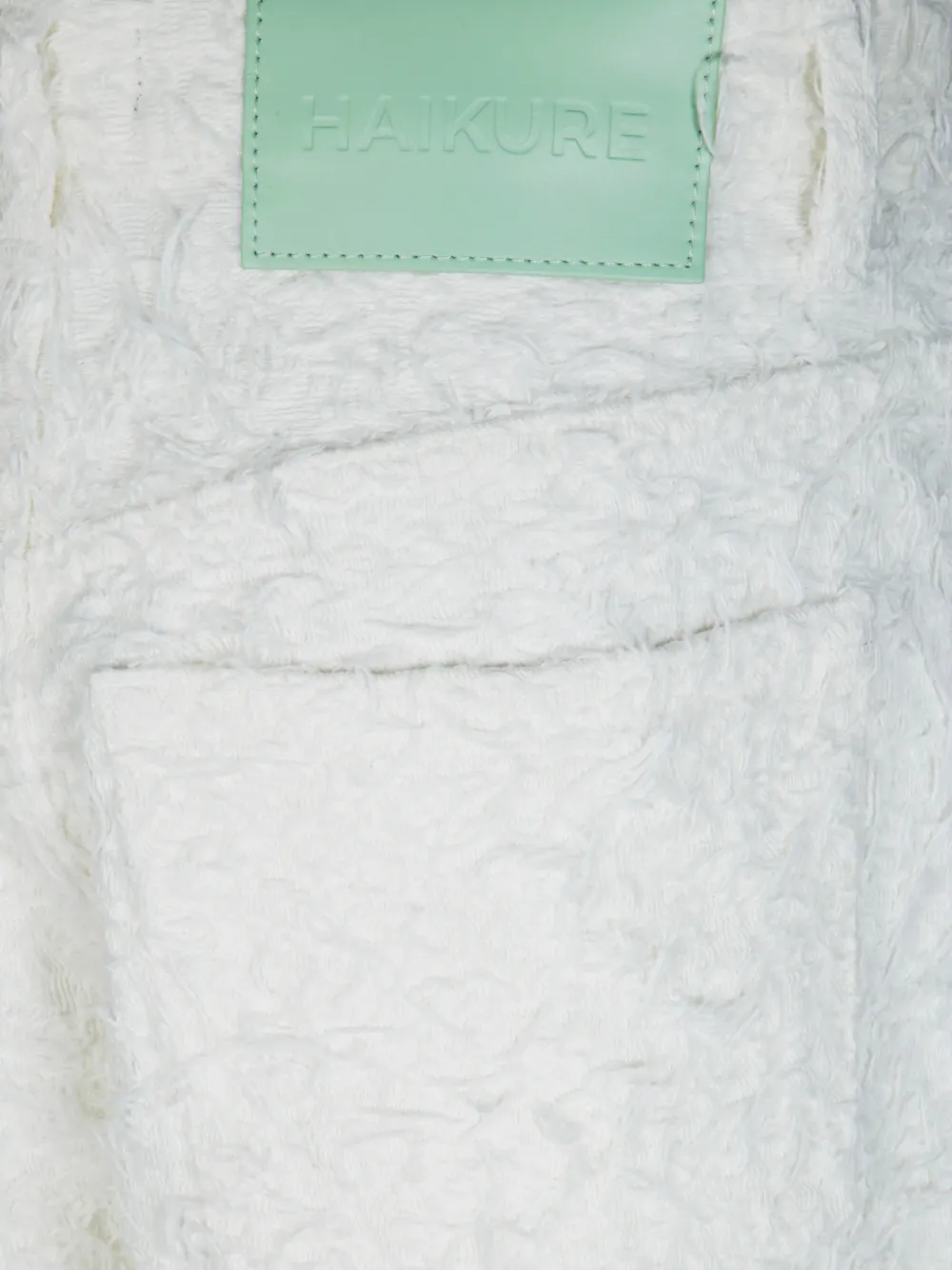Haikure Clyde jeans met textuur Wit
