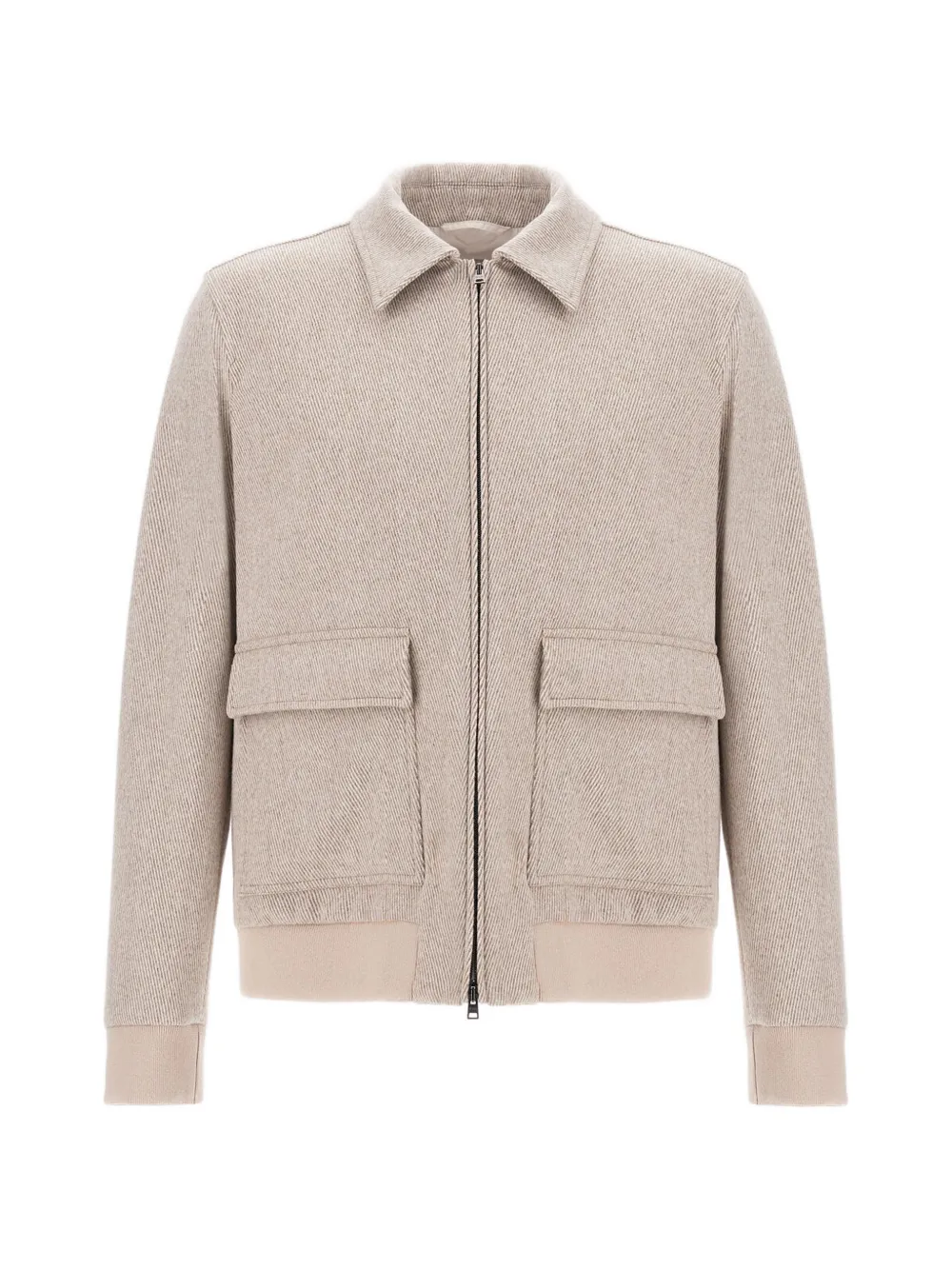 Herno Resort shirt-collar bomber jacket - Toni neutri