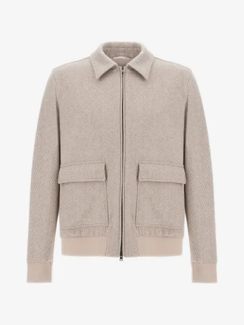 Herno Resort shirt-collar bomber jacket
