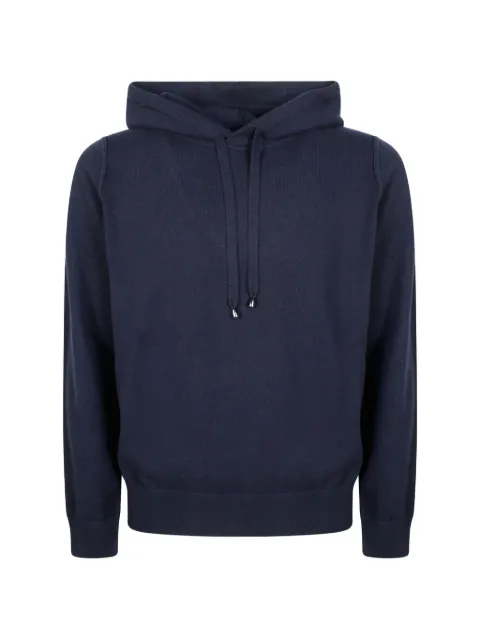 Filippo De Laurentiis drawstring knitted hoodie