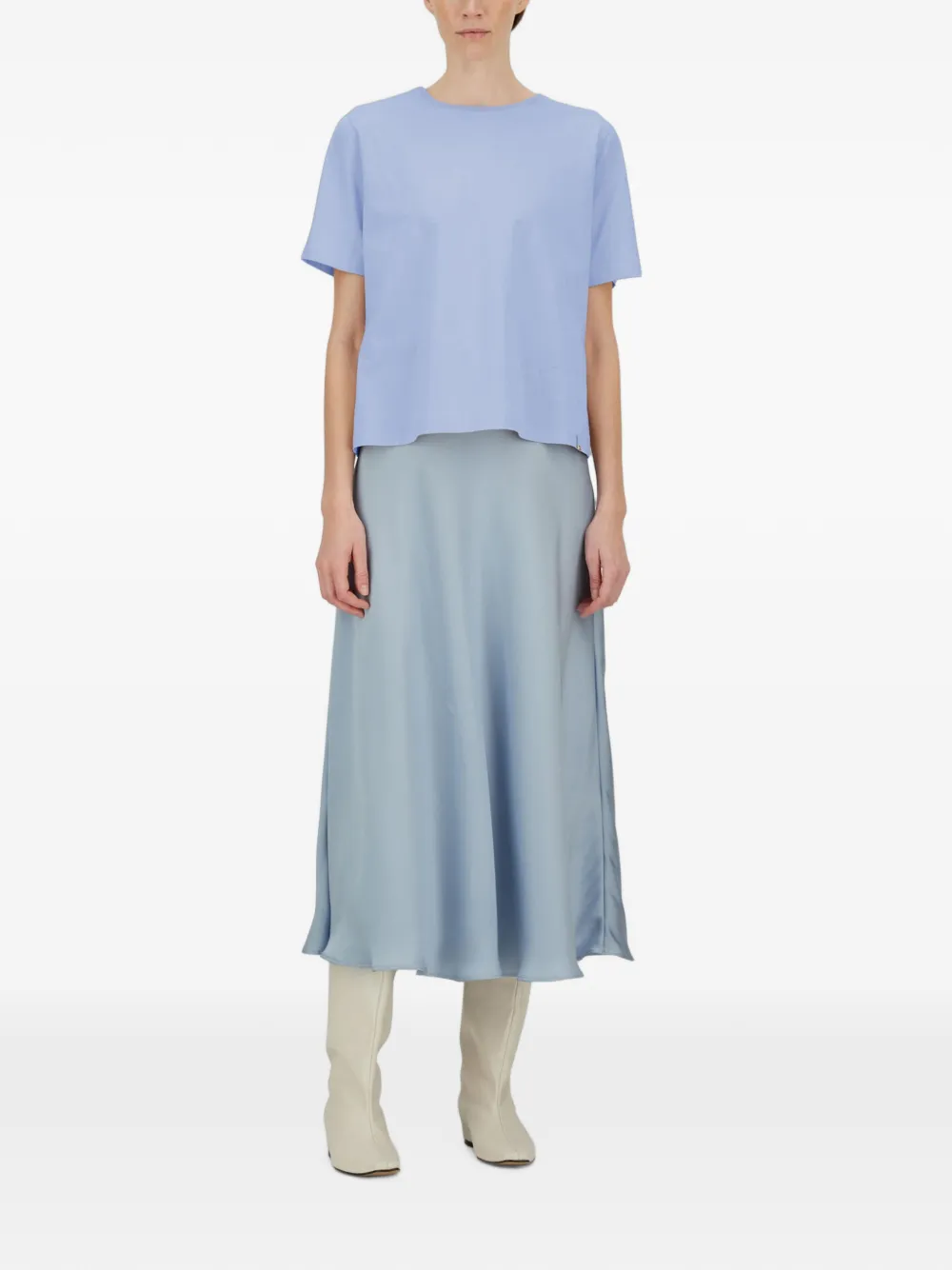 Herno Resort katoenen T-shirt Blauw