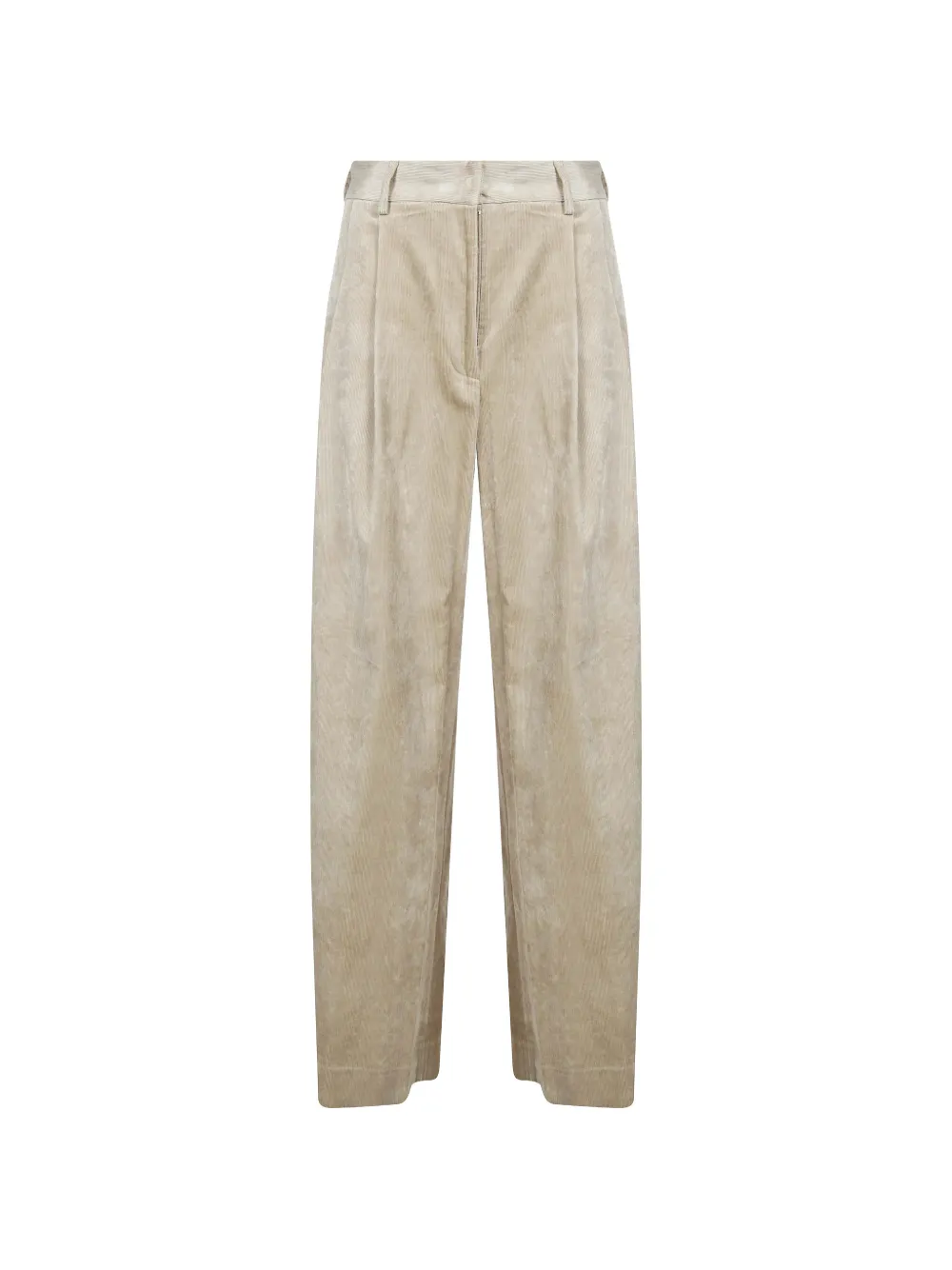 Antonelli Ribfluwelen plooibroek Beige