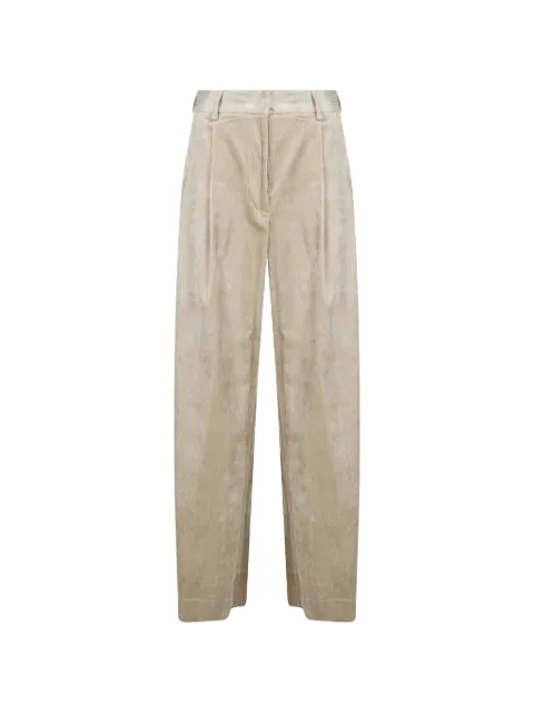 Antonelli pleated corduroy trousers