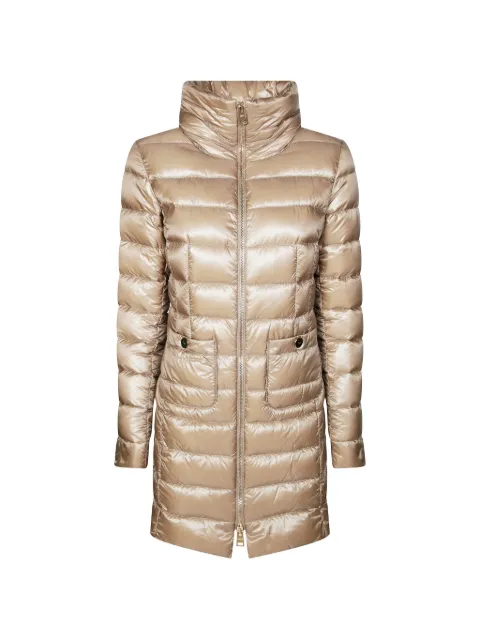 Herno Maria quilted high-neck coat