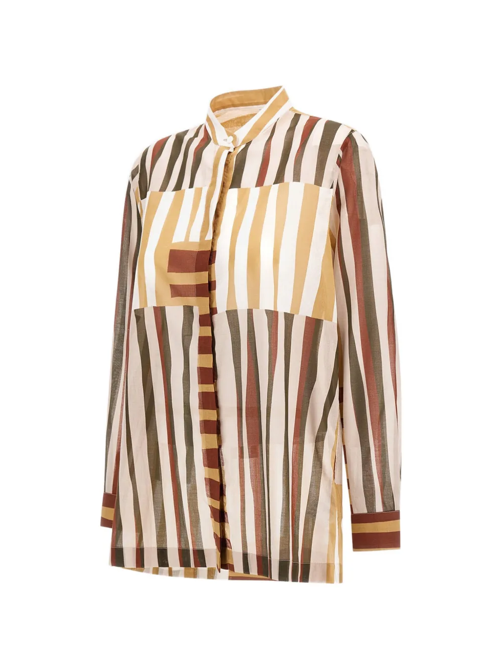 Herno Gestreept overhemd Beige