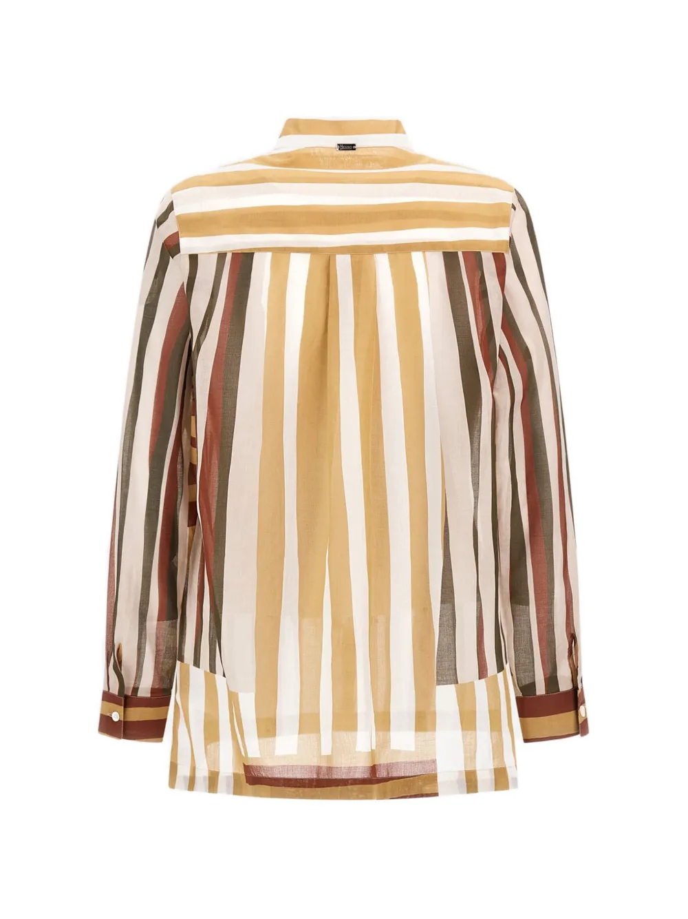 Herno Gestreept overhemd Beige