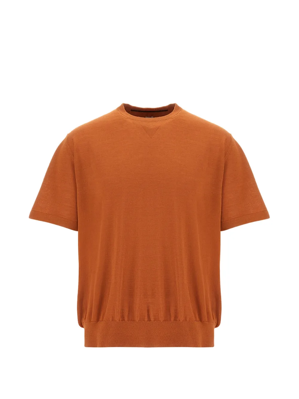 Herno stocking-stitched T-shirt - Arancione