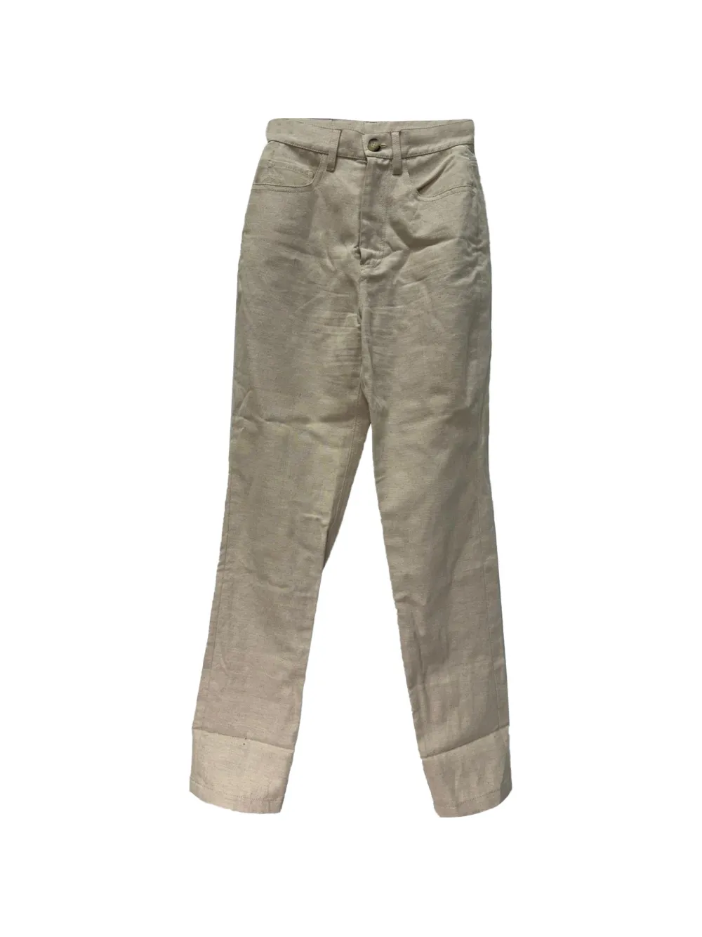 Nanushka button-fastening straight-leg trousers - Toni neutri