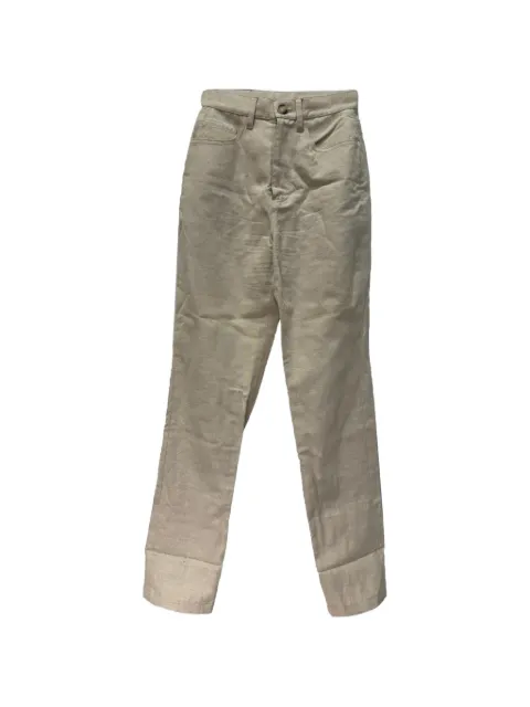 Nanushka button-fastening straight-leg trousers