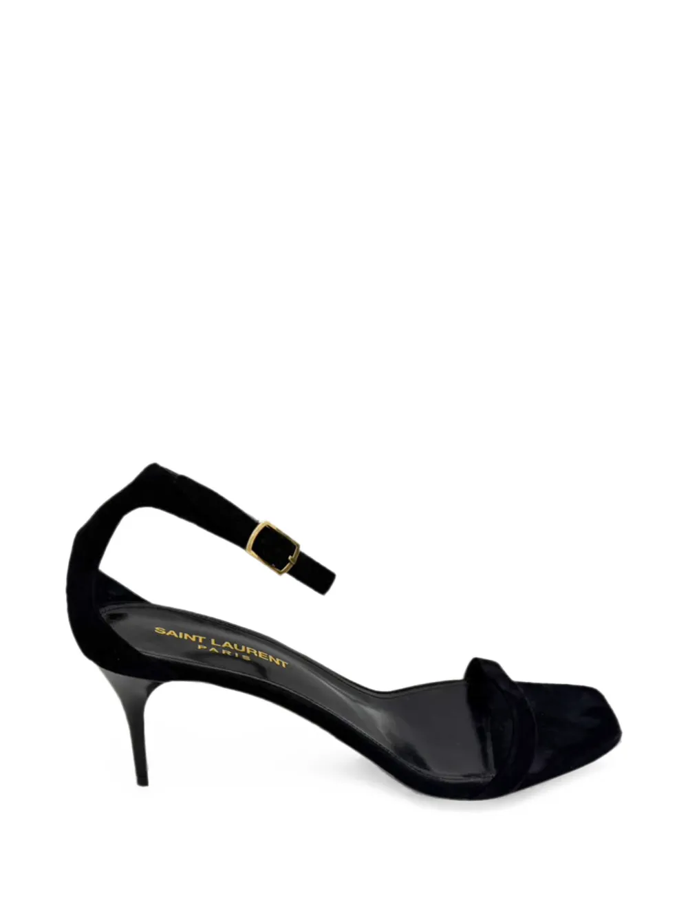 Saint Laurent Pre-Owned Lexi ankle strap sandals - Schwarz