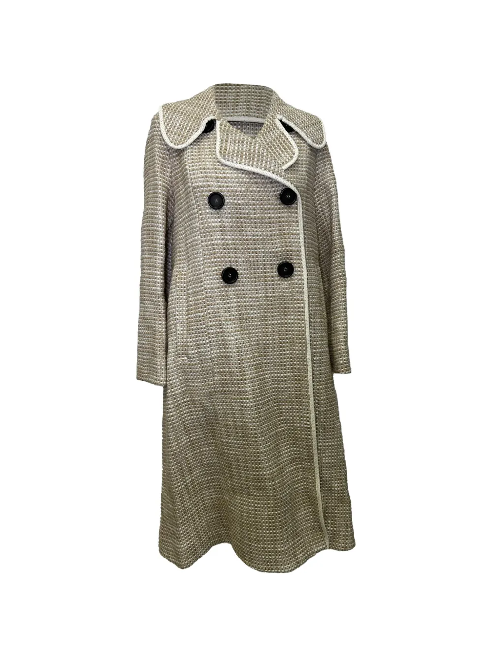 See By Chloé Vintage 2010s double-breasted long coat - Nude