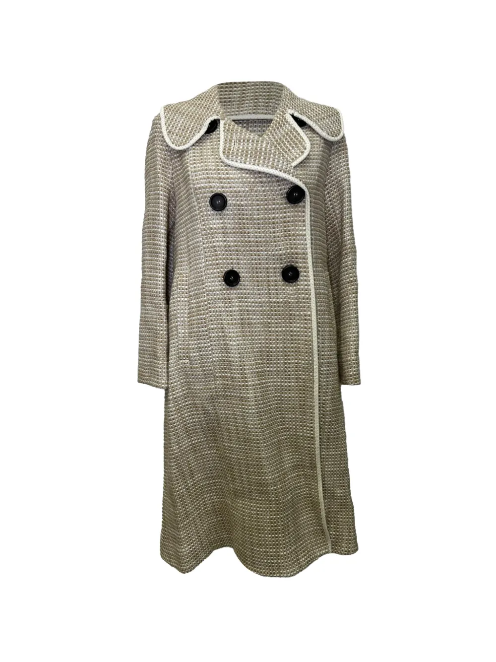 See By Chloé Vintage 2010s double-breasted long coat - Toni neutri