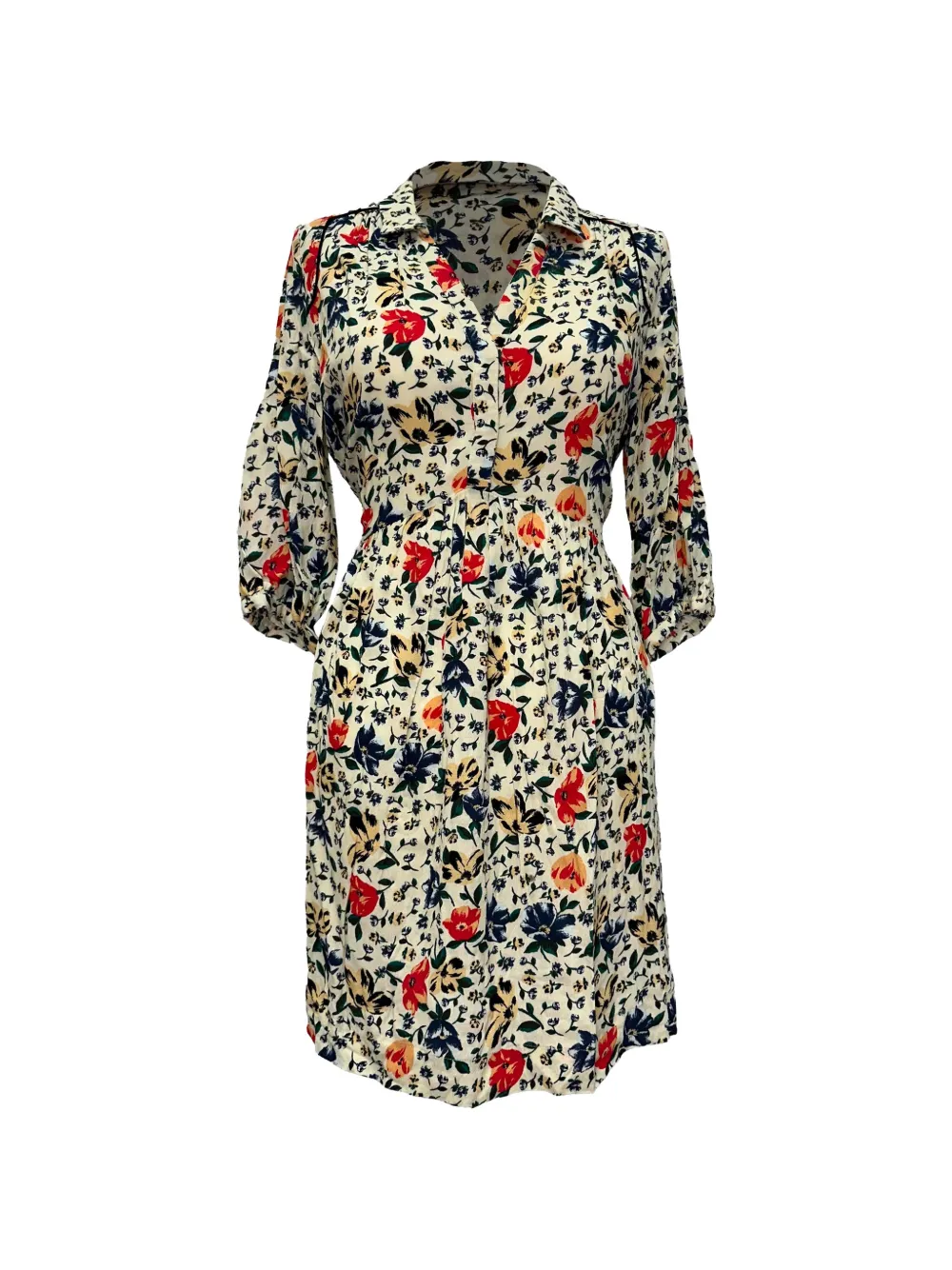 Ba&Sh floral-print mini dress - Toni neutri