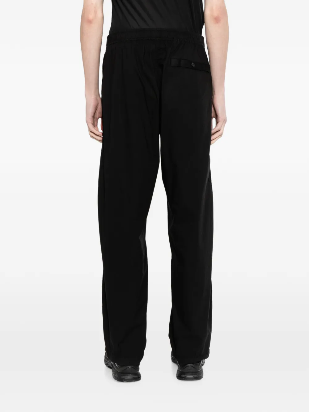 Stone Island Cargo broek met Compass-logopatch Zwart