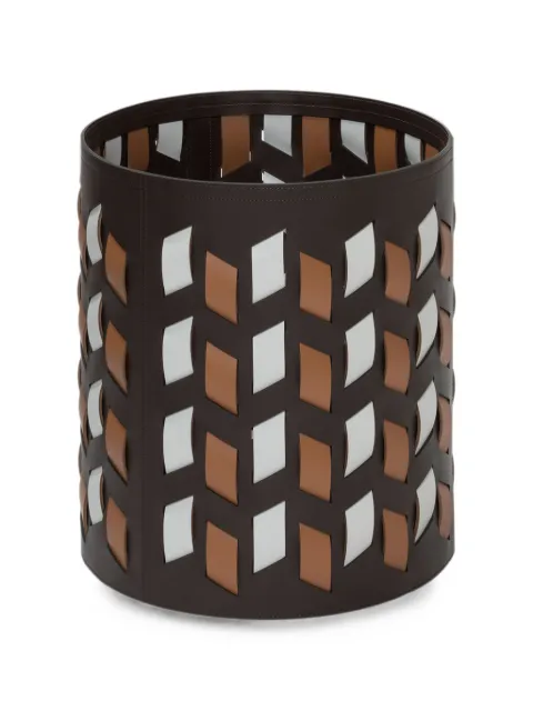 RUDI woven cut-out waste paper basket