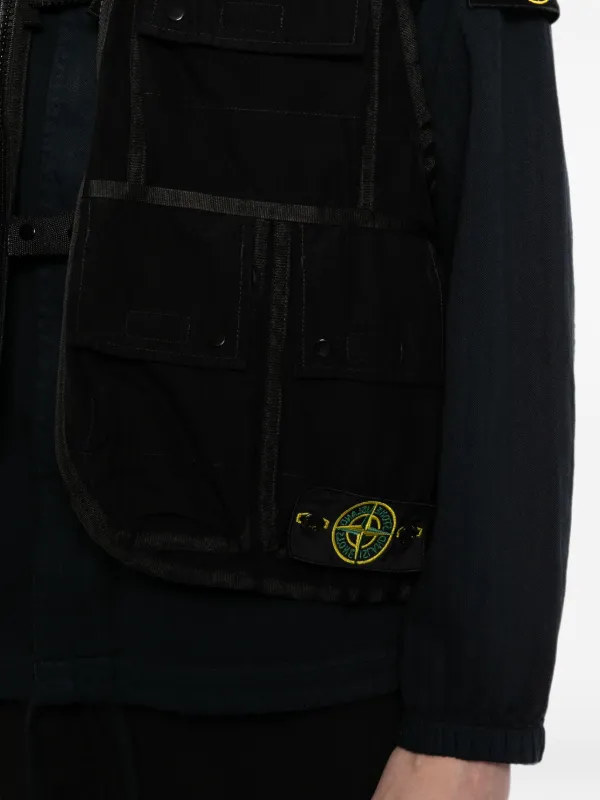 Stone Island G100016 Monofilament Organza Jacket | Black | FARFETCH