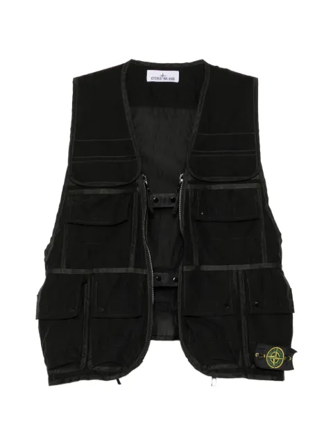 Stone Island multi-pocket harness vest
