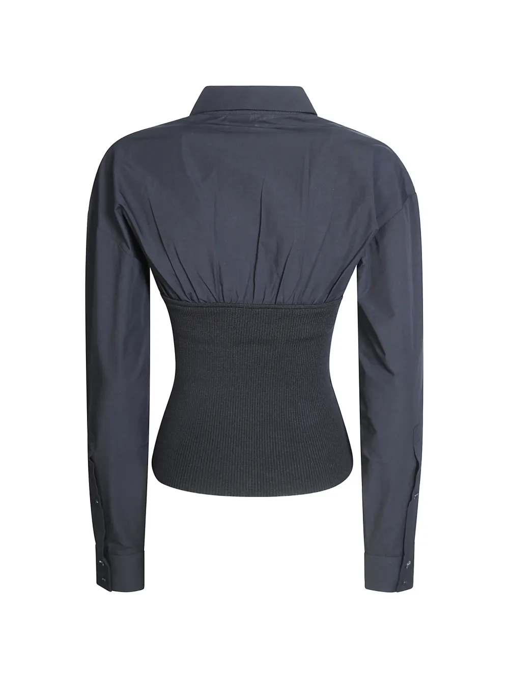 PINKO Top met vlakken Zwart