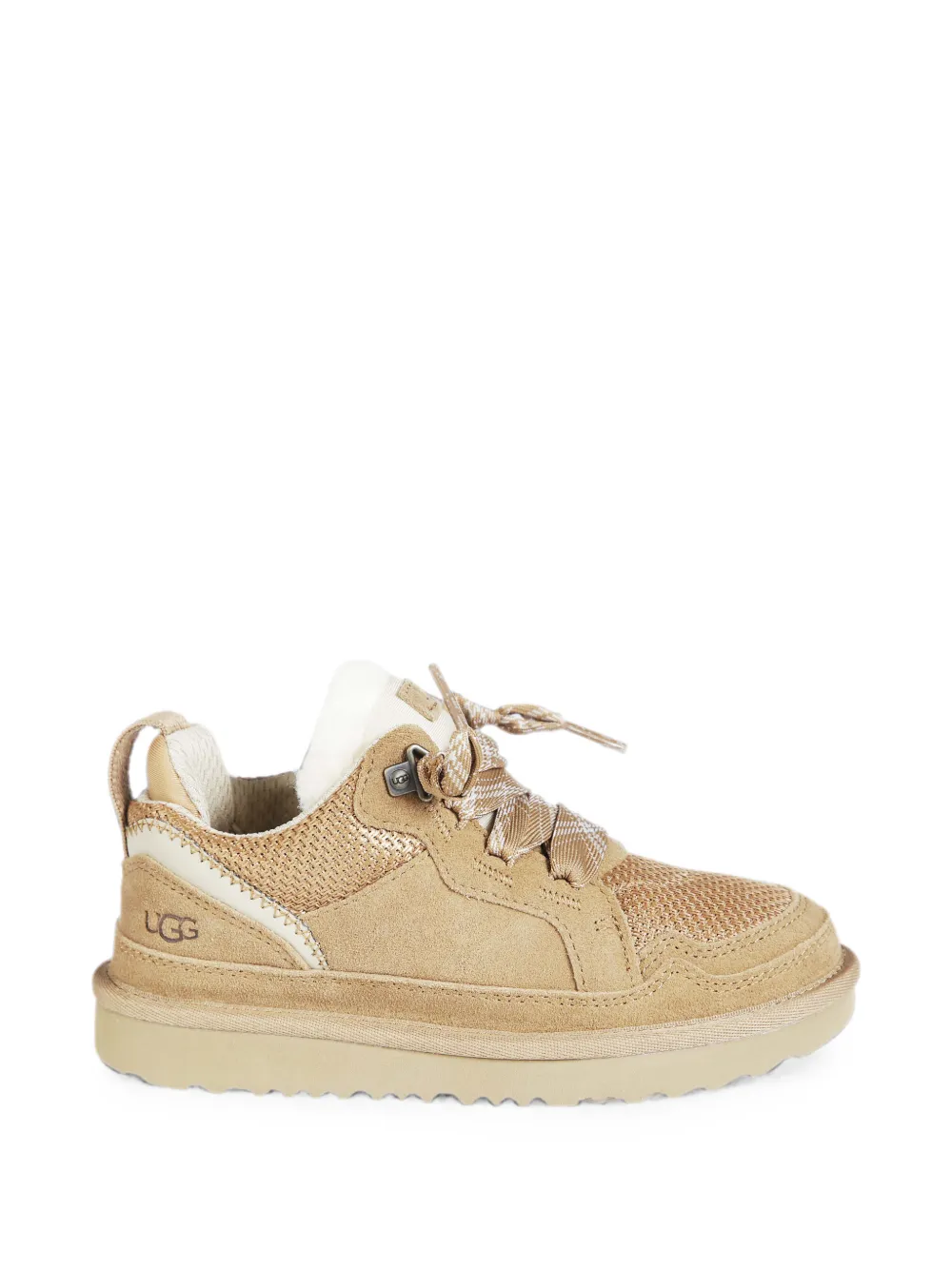 UGG Kids Lowmel lace-up sneakers Beige