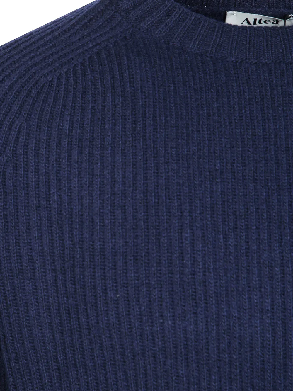 Altea Ribgebreide trui met raglan mouwen Blauw