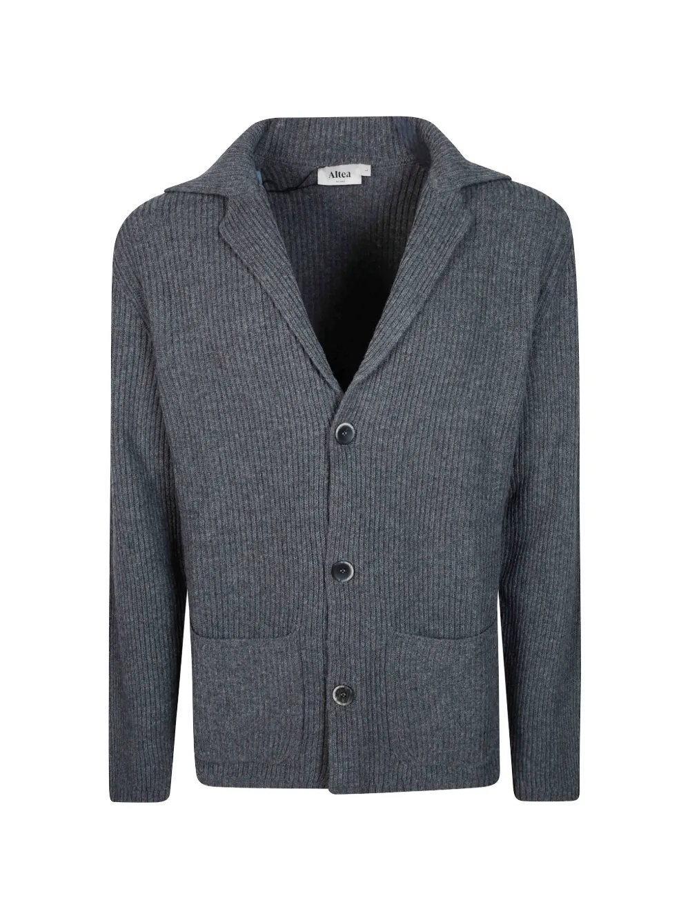 Altea ribbed-knit shawl-collar cardigan - Grey