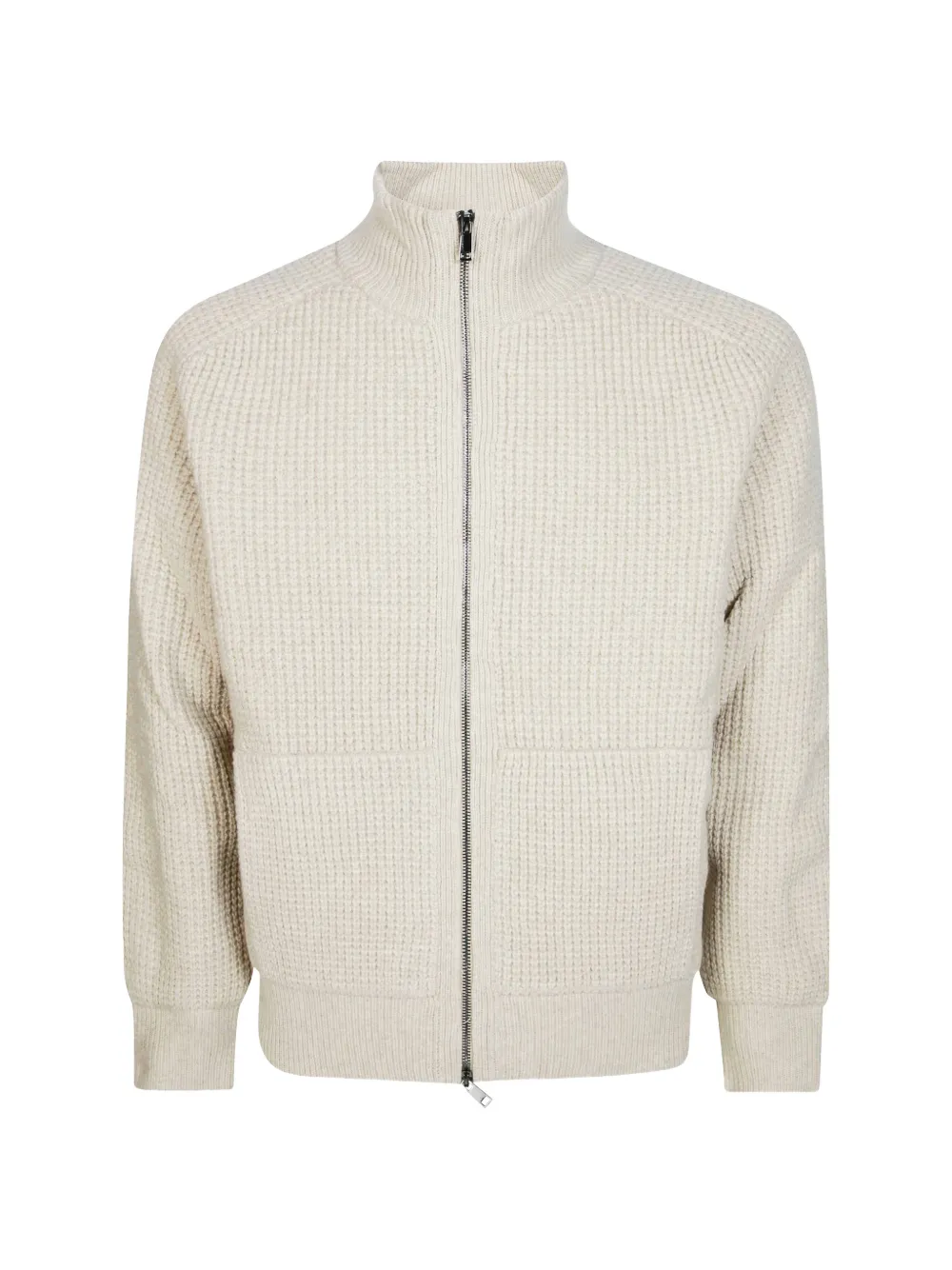 Altea waffle-knit zip-up cardigan