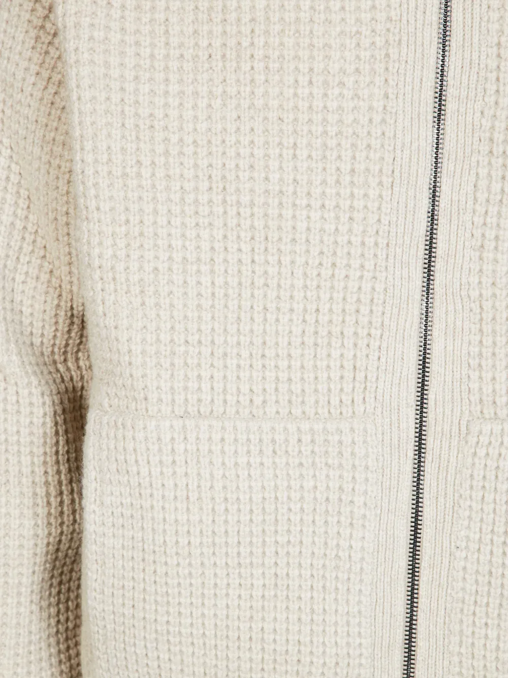 Altea Vest met wafelpatroon Beige