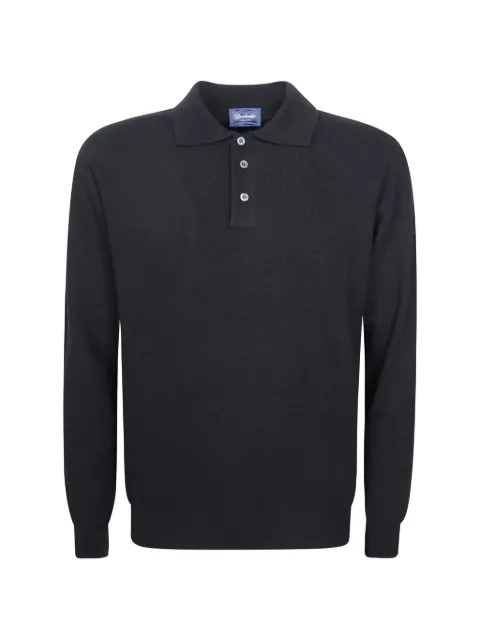 Drumohr long-sleeve knitted polo shirt