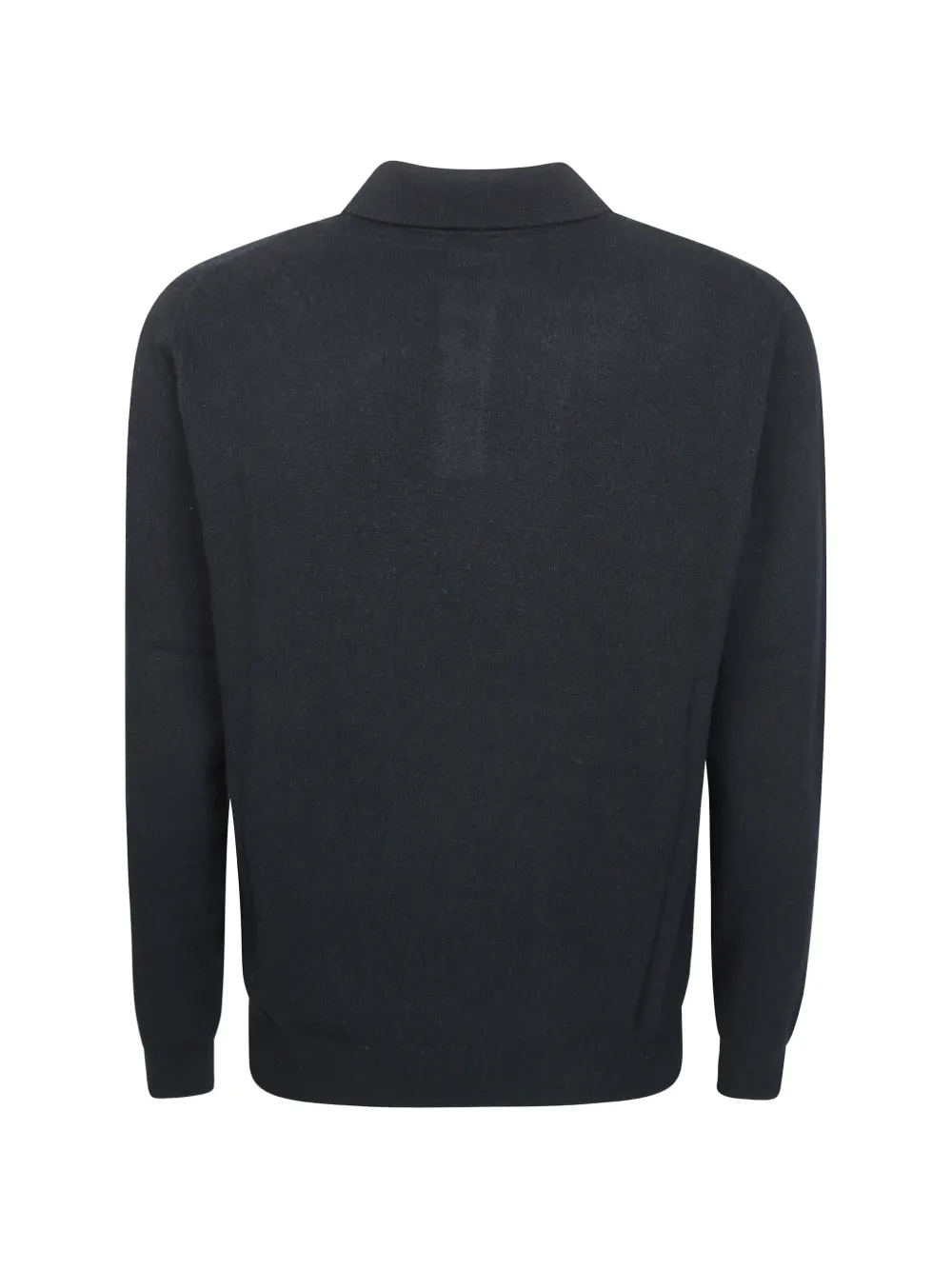 Drumohr long-sleeve knitted polo shirt Zwart