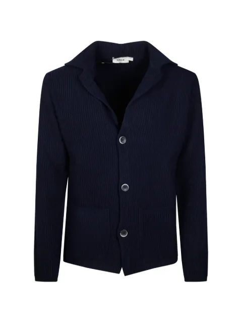 Altea ribbed-knit notched-lapels sweater