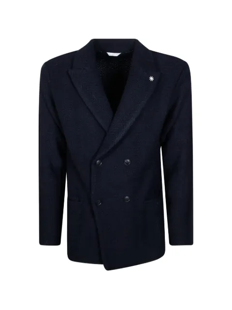Manuel Ritz double-breasted long-sleeve blazer