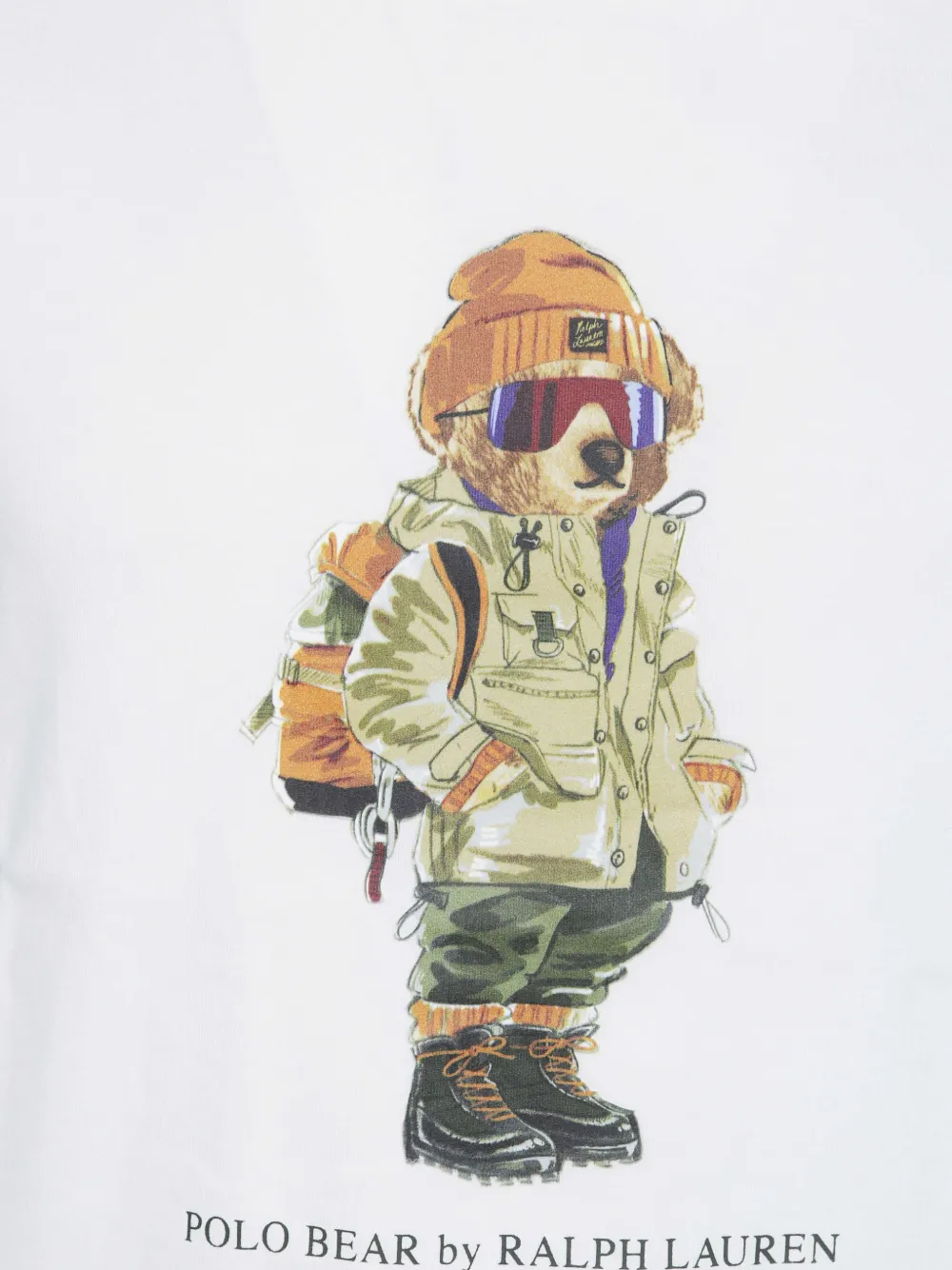 Polo Ralph Lauren Classic-fit Polo Bear jersey T-shirt Wit