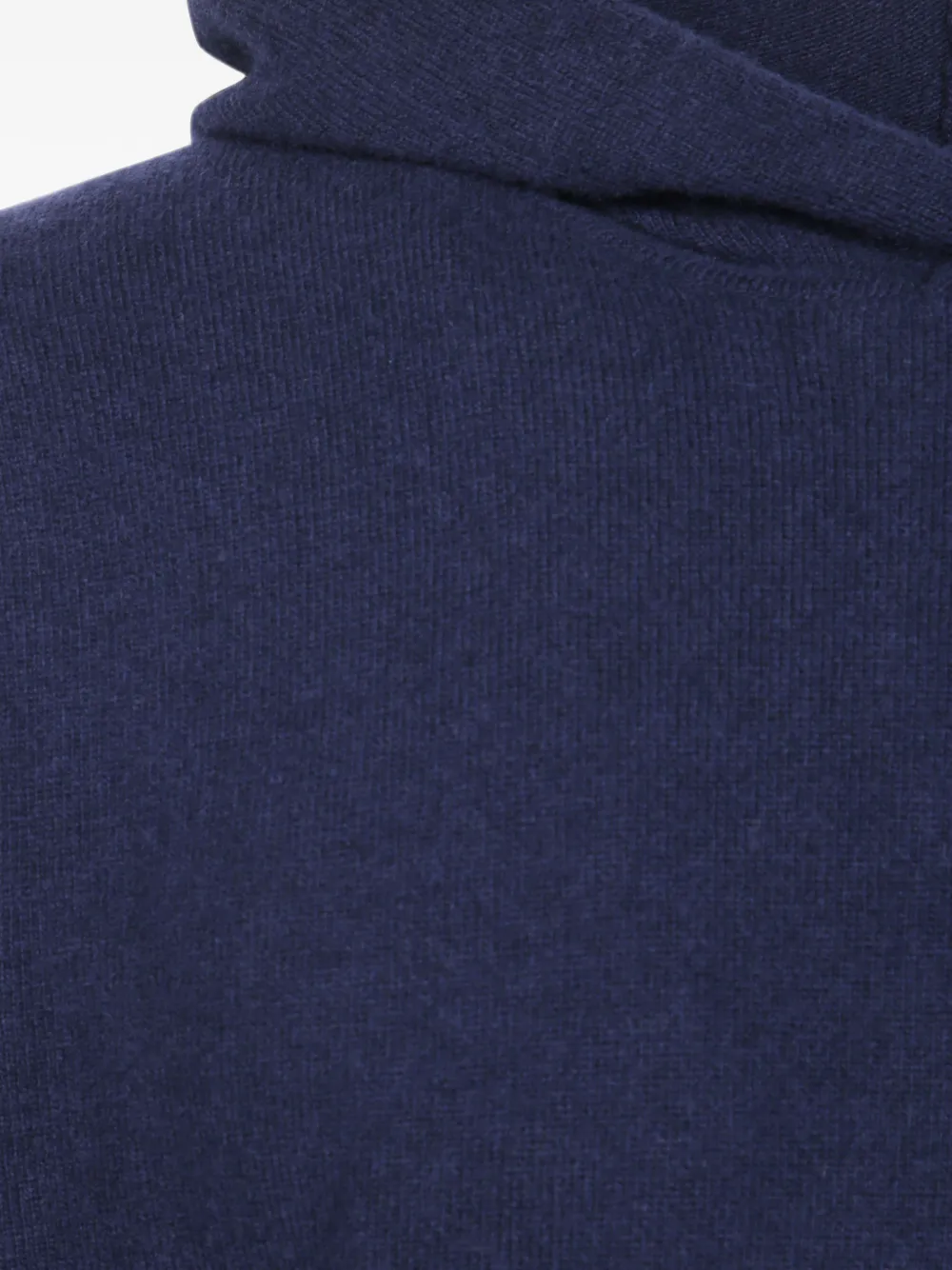 Altea fine-knit hoodie Blauw