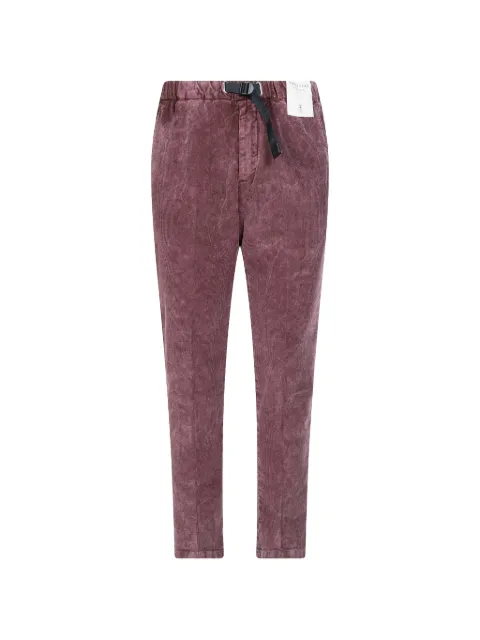 White Sand belted corduroy trousers