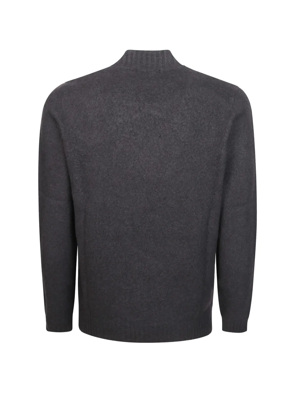 Drumohr brushed-finish mock-neck sweater Grijs