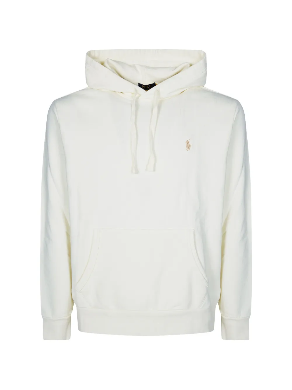 Polo Ralph Lauren Loopback logo-embroidered drawstring hoodie - Bianco