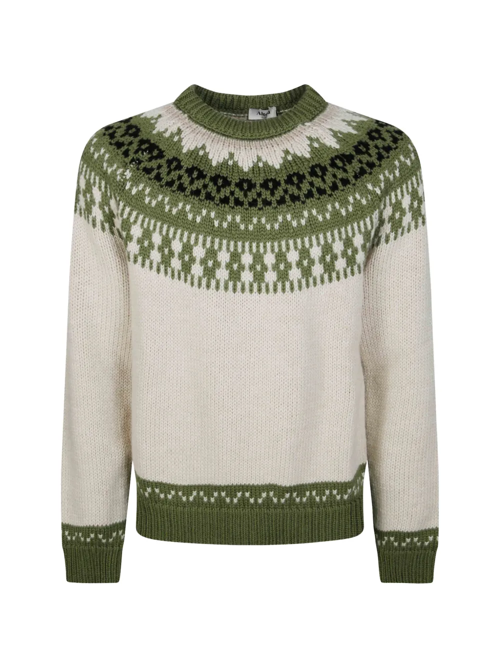 Altea crew-neck long-sleeve sweater - Neutrals