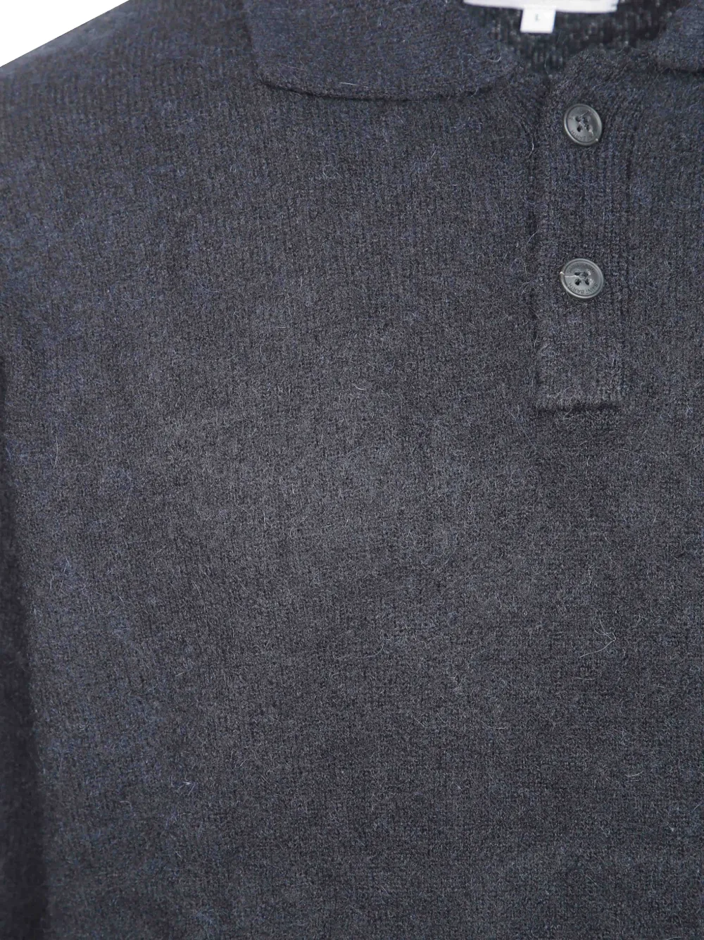 MC2 Saint Barth Alfie knitted polo shirt Grijs