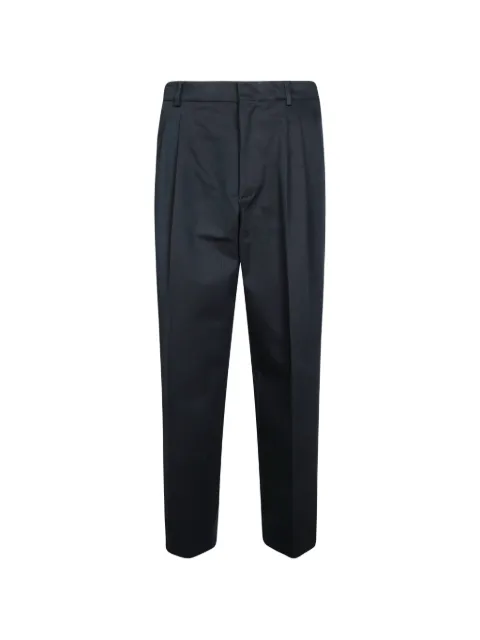 AMARÁNTO pleated side-stitch trousers