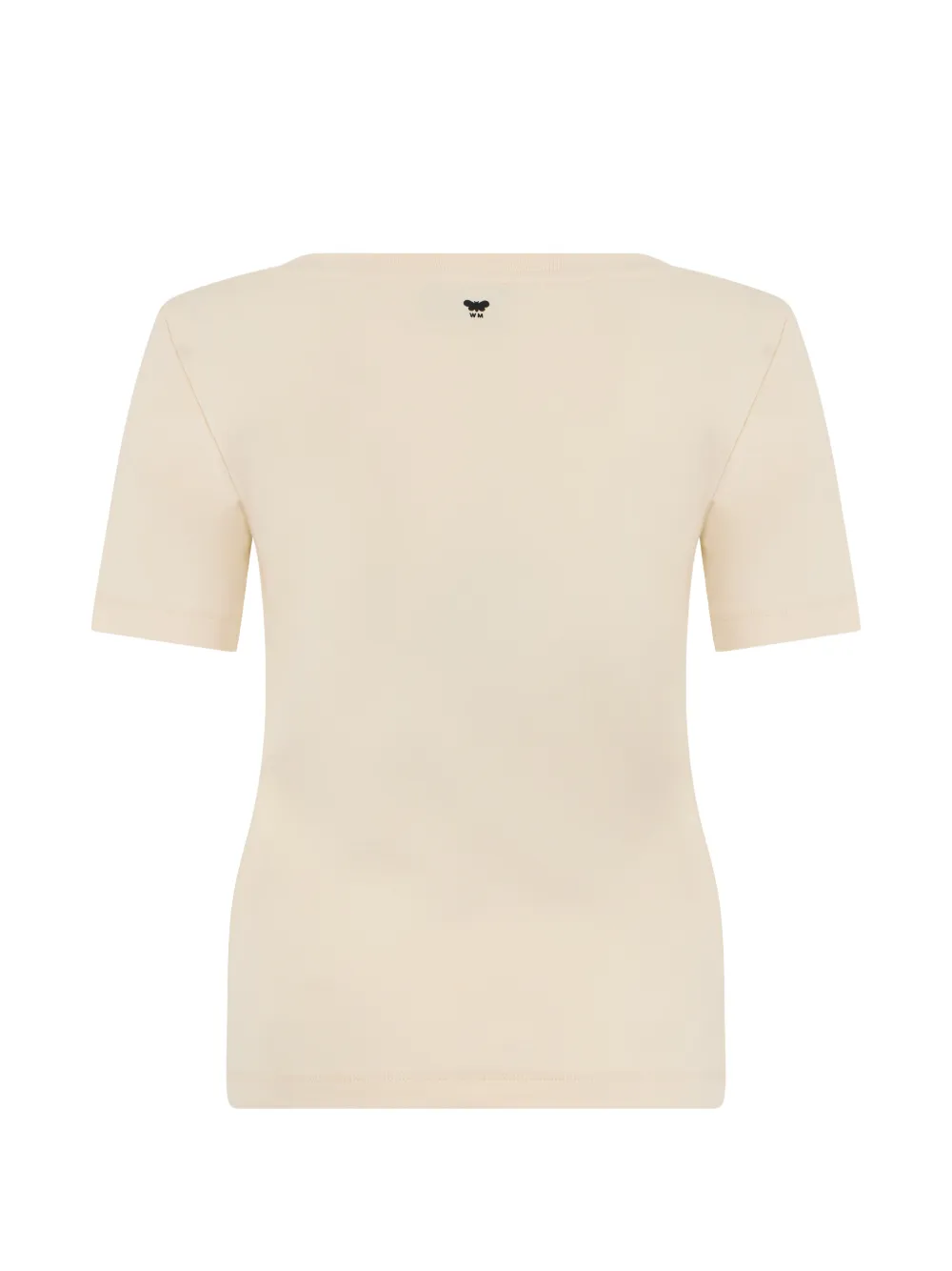 Weekend Max Mara T-shirt met diepe ronde hals Beige